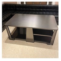 Table de bar en fibre de verre et acier inoxydable éclairée par LED, design moderne pour usage commercial dans les hôtels, clubs, gymnases