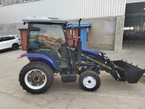 טרקטור קומפקטי 4x4 עם כף קדמית, זחל, זורע, מפזר דשן, מעדר, מיני טרקטור עם מחפר אחורי - Product Image 1