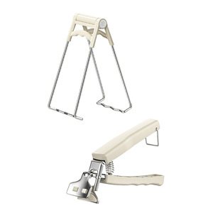 Anti Scalding Stainless Steel Dish <b>Tongs</b> Heat Resistant Kitchen Utensil For Lifting Bowls And <b>Serving</b> Dishes - Product Image 4