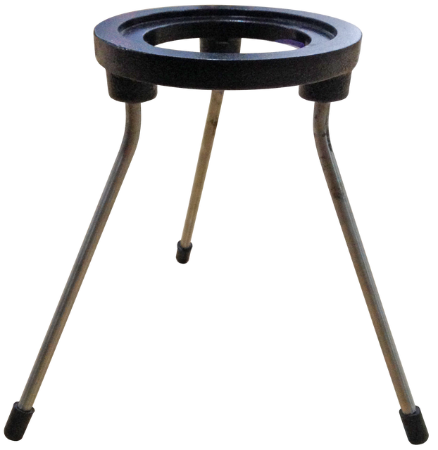 School Laboratory Chemical Experimental Use Stainless Steel Metal Tripod Stand