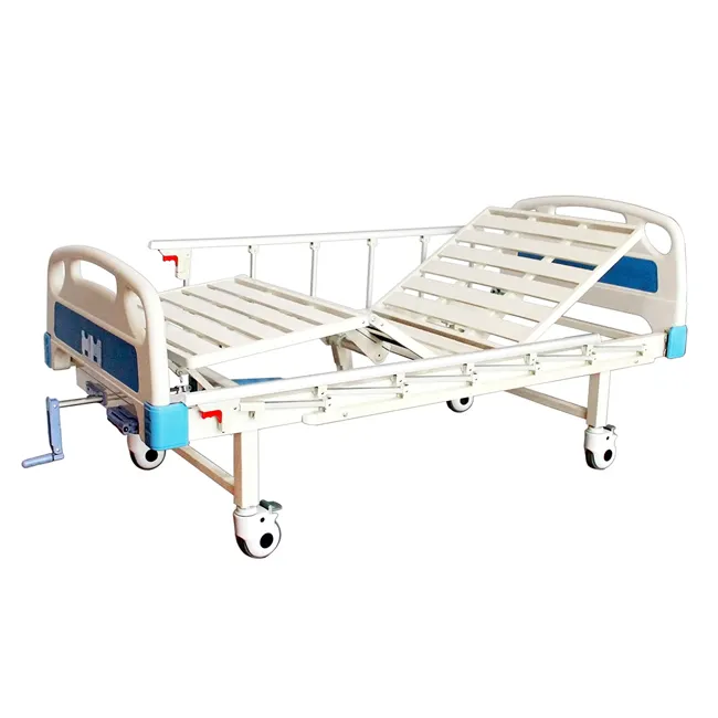 Hebei factory sale cheap ABS crank 2 function manual hospital bed