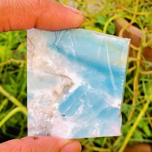 Opale du Pérou naturelle brute, qualité AAAAA, opale bleue péruvienne, cabochon, pierre en vrac, prix de gros d'usine - Product Image 6