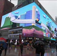 Affichage LED extérieur couleur pleine résolution P10, effet 3D, résolution 8K, HDR pris en charge, lisible en plein soleil, usage commercial