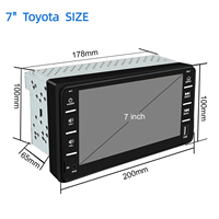 Pour Toyota Corolla 2000-2006 Autoradio Stéréo Bluetooth Lecteur DVD avec Apple CarPlay