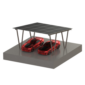 Système de montage de carport solaire en aluminium anodisé avec angle d'inclinaison de 0 à 60 degrés - Product Image 3