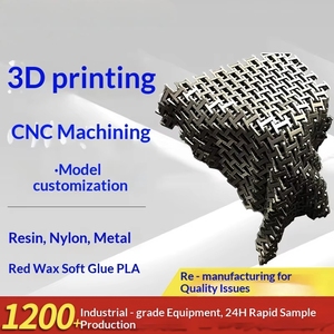 Services de modélisation de prototypes, moulage de résine plastique ABS, nylon, répliques, usinage CNC, impression 3D métal, précision 0,01 mm - Product Image 2