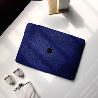 Étui en cuir PU crocodile marron pour Macbook Neo 2026 Pro Air, housse de luxe pour Macbook A3404