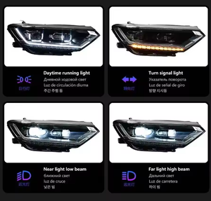 AURON 2016-2019 VW Magotan Front <b>LED</b> Lamp Low Beam Retrofit/Upgrade New 12V 36W 6000 lm 6000K Universal Fitment <b>Headlight</b> New - Product Image 3