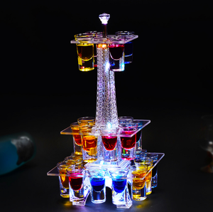 Présentateur de bouteille Iron Tower pour Night <span class=keywords><strong>Club</strong></span> - Product Image 1