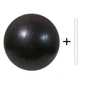 Pil PVC Negro 25cm. Negro 25cm PVC Pilates Ball AntiBurst Texturizado Antideslizante AirTube - Product Image 1