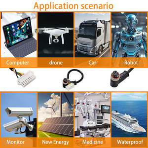 Kabel Konektor Custom GX12 6Pin ke SMP2.5 8PIN 24AWG Rakitan Kabel Harness - Product Image 6