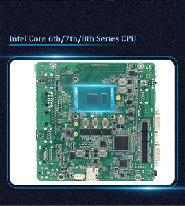 Carte mère de serveur en gros, vente au détail, 6 ports LAN, Intel <span class=keywords><strong>Kaby</strong></span> <span class=keywords><strong>Lake</strong></span> I5 6300U 7200U 8250U 8257U DDR3, carte mère nano mini industrielle - Product Image 2