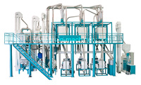 Machine de meunerie industrielle pour maïs de 30 tonnes, prix de la machine de meunerie pour maïs, machine de meunerie pour maïs