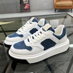 Chaussures décontractées bleues sur mesure de créateur haut de gamme, antidérapantes, confortables, élégantes et polyvalentes pour hommes - Product Image 1