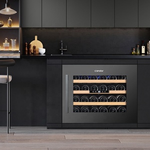 Candor 56L 24 bouteilles refroidisseur de <span class=keywords><strong>vin</strong></span> petite <span class=keywords><strong>cave</strong></span> à compresseur autoportante pour usage extérieur domestique hôtel usage-JC-56A1EQ électrique - Product Image 2
