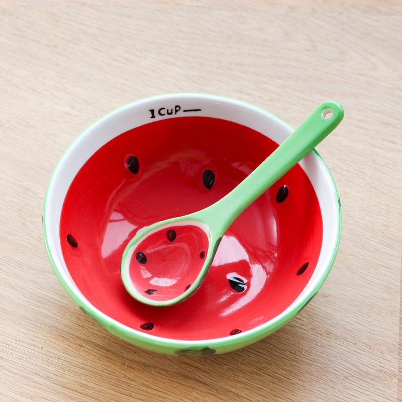 Watermelon (bowl spoon) small bowl 5 inches