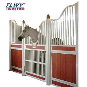 คอกม้าแบบคลาสสิกเคลือบด้วยผงประตูที่มั่นคงทำจากไม้ไผ่และโลหะ - Product Image 1