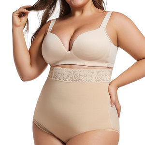 Cintura de malla Cinching Venta caliente Tamaño grande Levantamiento de cadera Pantalones de ajuste de barriga Corsé Cuerpo Apretado Triángulo Faja Pantalones