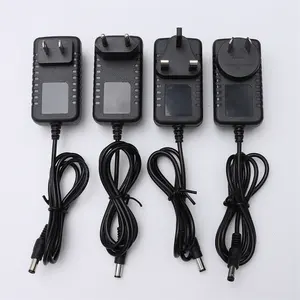 US/EU/AU/UK Plug Wall Switching Power Adapter 100-240V AC 50/60Hz 1A 2A DC Adapter with 3V 5V 6V 9V 12V 15V 24V Output