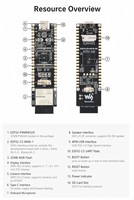 Papan Pengembangan ESP32-P4 RISC-V Terintegrasi ESP32-C5, Wi-Fi6 2.4G/5G, Antena Terpasang, Interaksi Suara AI