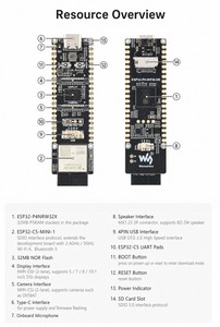 Carte de développement ESP32-P4 RISC-V intégrant ESP32-C5, Wi-Fi6 2.4G/5G, antenne intégrée, interaction vocale IA - Product Image 5