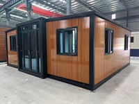 Maisons conteneurs 40 pieds, maison de luxe 3 chambres, maison plate extensible, maison conteneur conforme aux normes australiennes et européennes