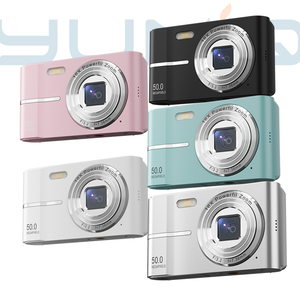 กล้องดิจิตอลขนาดกะทัดรัด Yuniq พร้อมระบบกันสั่น 16X 5K 50MP สไตล์วินเทจยุค 2000s กล้องพกพา ราคาประหยัด กล้องเก่าสำหรับนักเรียน รุ่น M03 กล้องขนาดเล็กราคาถูก - Product Image 1