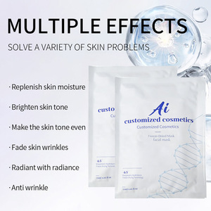 Masque facial lyophilisé personnalisé Ai 30ml, masque en feuille hydratant anti-rides - Product Image 5