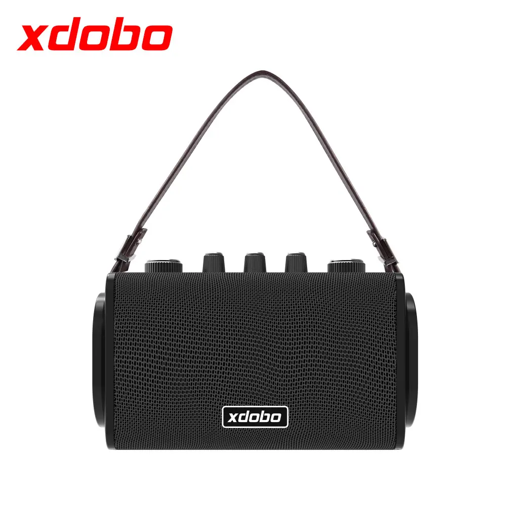 XDOBO Bộ Khuếch Đại Sạc X9 Mic Có Dây Karaoke 60W Partybox Loa Răng Xanh Hộp Âm Thanh Kèm USB