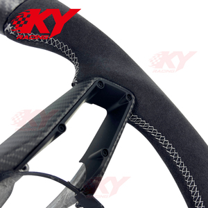 Volante Deportivo Personalizado de Fibra de Carbono Mate para Porsche 911 Carrera Turbo S Panamera Cayenne GTS Macan Coupe - Product Image 3