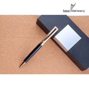 Bolígrafo de Metal Personalizado con Grabado Loge Gun Black Rose Gold Copper para Oficina y Negocios - Product Image 5