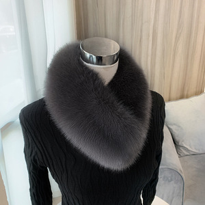 Winter Artificial <strong>Faux</strong> Fox <strong>Fur</strong> Neck Warmer Collar Scarf Shawl <strong>Shrug</strong> With Clip Synthetic Fluffy <strong>Fur</strong> - Product Image 5