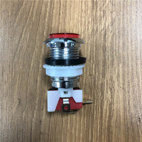 Bouton Rond Métallique Rouge LFS pour Jeu de Pêche, Accessoires de Table de Pêche, Kit Micro-interrupteur (Anglais) Garantie 3 Ans Prise US 110/220V