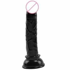 带吸盘的迷你假阳具肛塞 - 防水、环保、柔软逼真，适合成人自慰 - Product Image 1