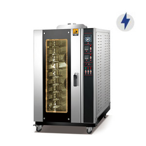 Rôtissoire commerciale équipement de restauration professionnel <span class=keywords><strong>four</strong></span> électrique <span class=keywords><strong>triphasé</strong></span> 380V 10 plateaux électrique à convection - Product Image 5