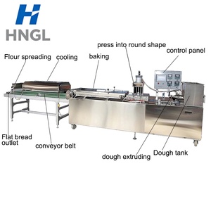 Arabic Flat Pita <strong>Bread</strong> Maker Auto Spring Roll <strong>Chappati</strong> Machine Roti Production Line - Product Image 3