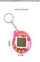Jeu électronique portable d'entraînement pour enfants, mini-animaux virtuels, machine à animaux de compagnie, cadeaux pendentifs W24-478