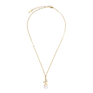 Collana da Donna in Stile Giapponese-Coreano Placcata in Rame Dorato con Micro-Incastonature in Resina a Forma di Farfalla, Elegante e Sportiva per la <span class=keywords><strong>Vita</strong></span> Quotidiana di Alta Gamma - Product Image 5