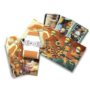 100 Pack Kakasi <span class=keywords><strong>Ninja</strong></span> légendes cartes en papier enfants cadeaux Ccg Photo déchirure Film bande aveugle boîte jeu jouet Anime magasin - Product Image 3