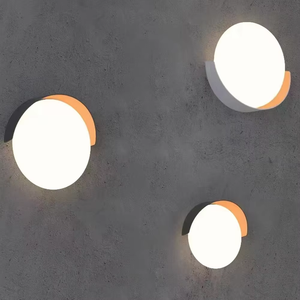 Lampe murale créative effet éclipse lunaire, veilleuse romantique style nordique, lampe décorative artistique - Product Image 2