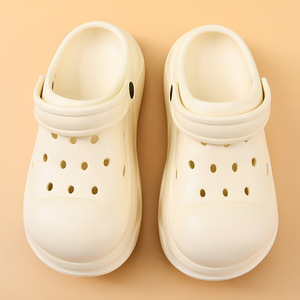 Crocs pour femmes, sandales d'été d'extérieur antidérapantes à bout fermé, semelle épaisse en EVA, respirantes, anti-odeurs, rehaussantes, pour la plage - Product Image 4
