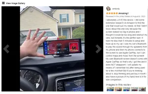 SUNWAYI Universal inalámbrico 10,26 pulgadas HD pantalla táctil BT coche reproductor de vídeo Android estéreo Carplay portátil coche Radio Carplay