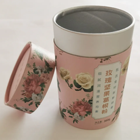 Emballage rond biodégradable, boîte-cadeau en carton personnalisée de luxe pour parfum, gloss à lèvres, thé, bonbons, tube rond en papier pour l'expédition