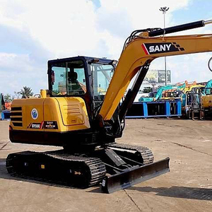 90% Nueva excavadora de orugas Sany SY55 usada Original de China con componente central a la venta en Shanghai - Product Image 2