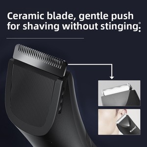 KM-1838 Rasoio Multifunzione USB con Lama in Ceramica per Depilazione e Rifinitura di Tutto il Corpo, Uso Domestico - Product Image 2
