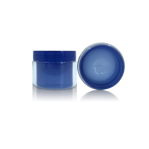 Emballage cosmétique bleu de 100g d'ANIMAL FAMILIER de double pot de crème de crème faciale de masque de cheveux de masque facia - Product Image 4