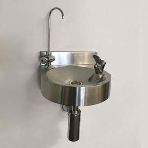 Mapa de Bebederos en <span class=keywords><strong>Roma</strong></span>, Conveniente e Higiénico, de Acero Inoxidable, Montado en la Pared - Product Image 4