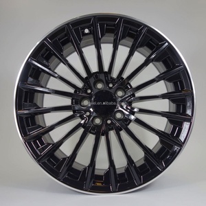 Jantes <span class=keywords><strong>Mercedes</strong></span> <span class=keywords><strong>W177</strong></span> W206 W205 W213 W251 Flow Forming pour <span class=keywords><strong>Mercedes</strong></span> <span class=keywords><strong>Classe</strong></span> <span class=keywords><strong>A</strong></span>/C/E/S AMG/E, finition usinée noire, lèvre usinée noire - Product Image 4