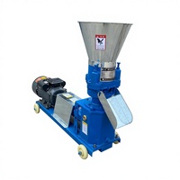 Machine à granulés d'aliments pour animaux de moyenne capacité pour les fermes avicoles avec taille de granulés réglable