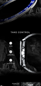 Thiết Kế Mới Người Đàn Ông Nóng AW35 Thể Thao Thông Minh Đồng Hồ Thép Không Gỉ MUL-Chức Năng IP68 Kinh Doanh Không Thấm Nước Smartwatch - Product Image 3